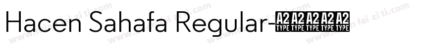 Hacen Sahafa Regular字体转换